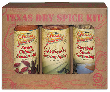 Texas Dry Spice Kit From The Texas Gourmet Makes A Great Gift!